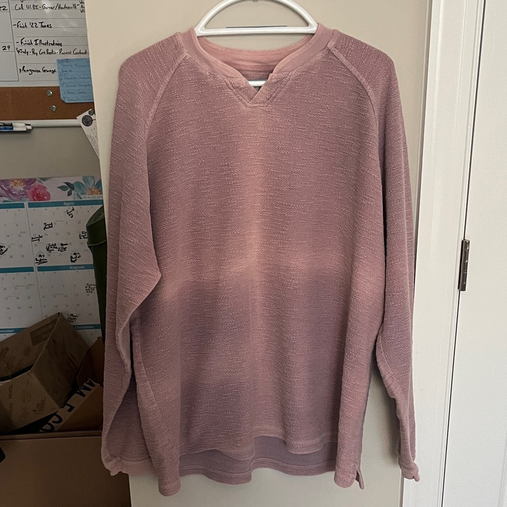 XL, The Territory Ahead, Textured V-Neck Sweater